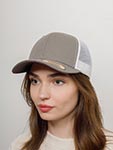 Бейсболка FLEXFIT арт. 6606RT (серый / белый)